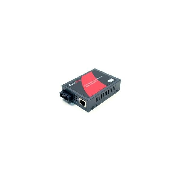 10/100TX To 100FX Media Converter, Single-Mode 30KM, SC Connector